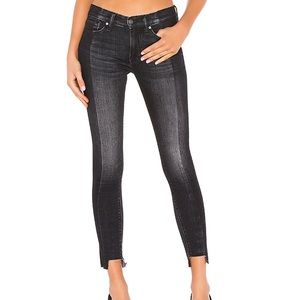 NEW Hudson Black Nico Midrise Skinny Ankle Jeans